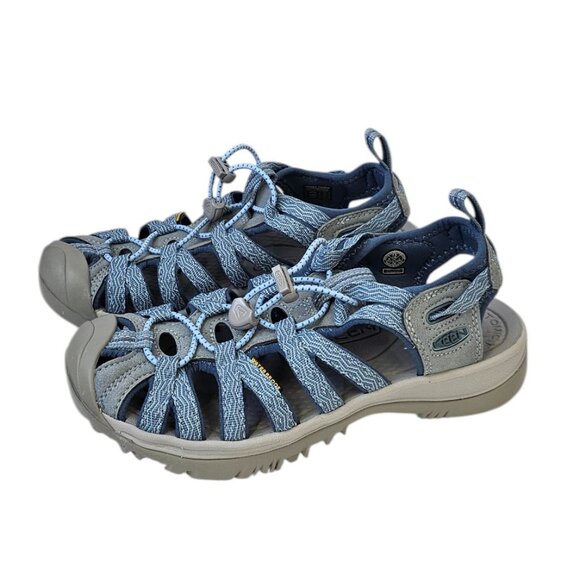 Keen Womens Whisper Sandals, Outdoor, Hiking, Closed Toe, Sporty, Blue, Size 7.5 - Picture 1 of 9